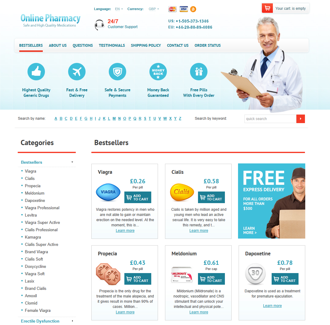 Clean homepage interface with product categories