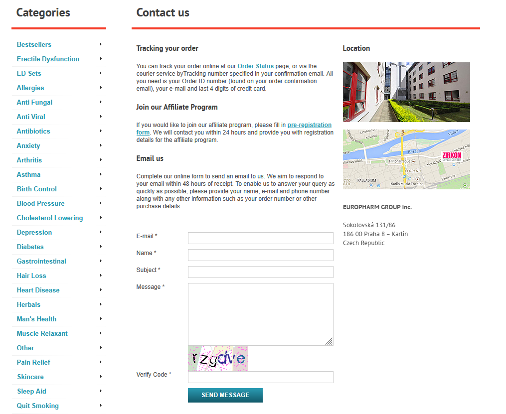 Customer support and order tracking interface