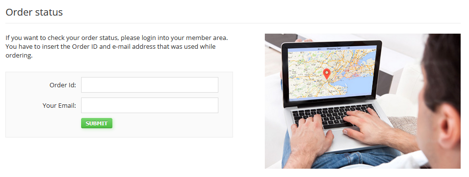 ApexOnlinePharmacy order tracking interface