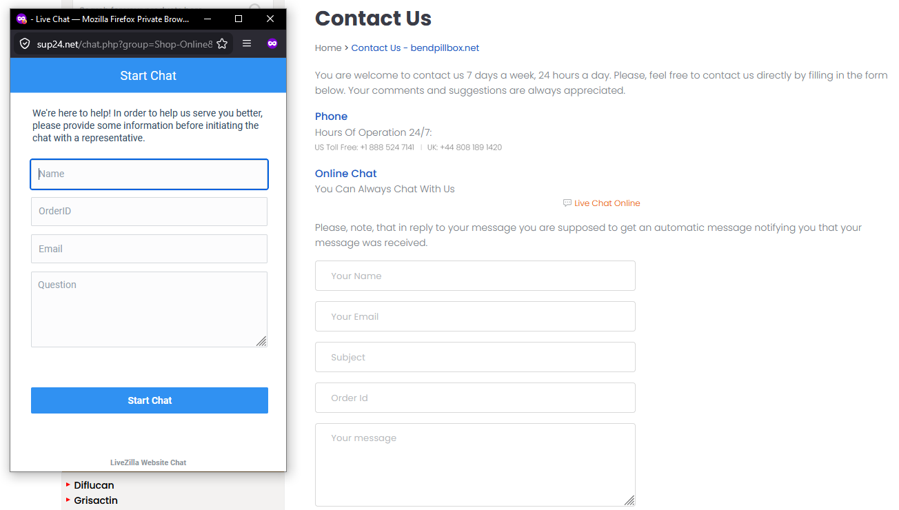 BendPillBox customer support and information hub