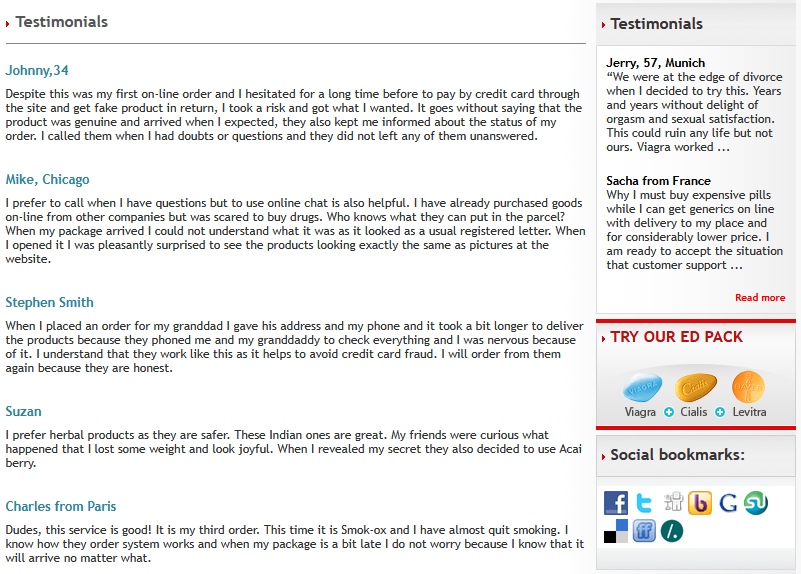 Generic4All Global customer support and testimonials section