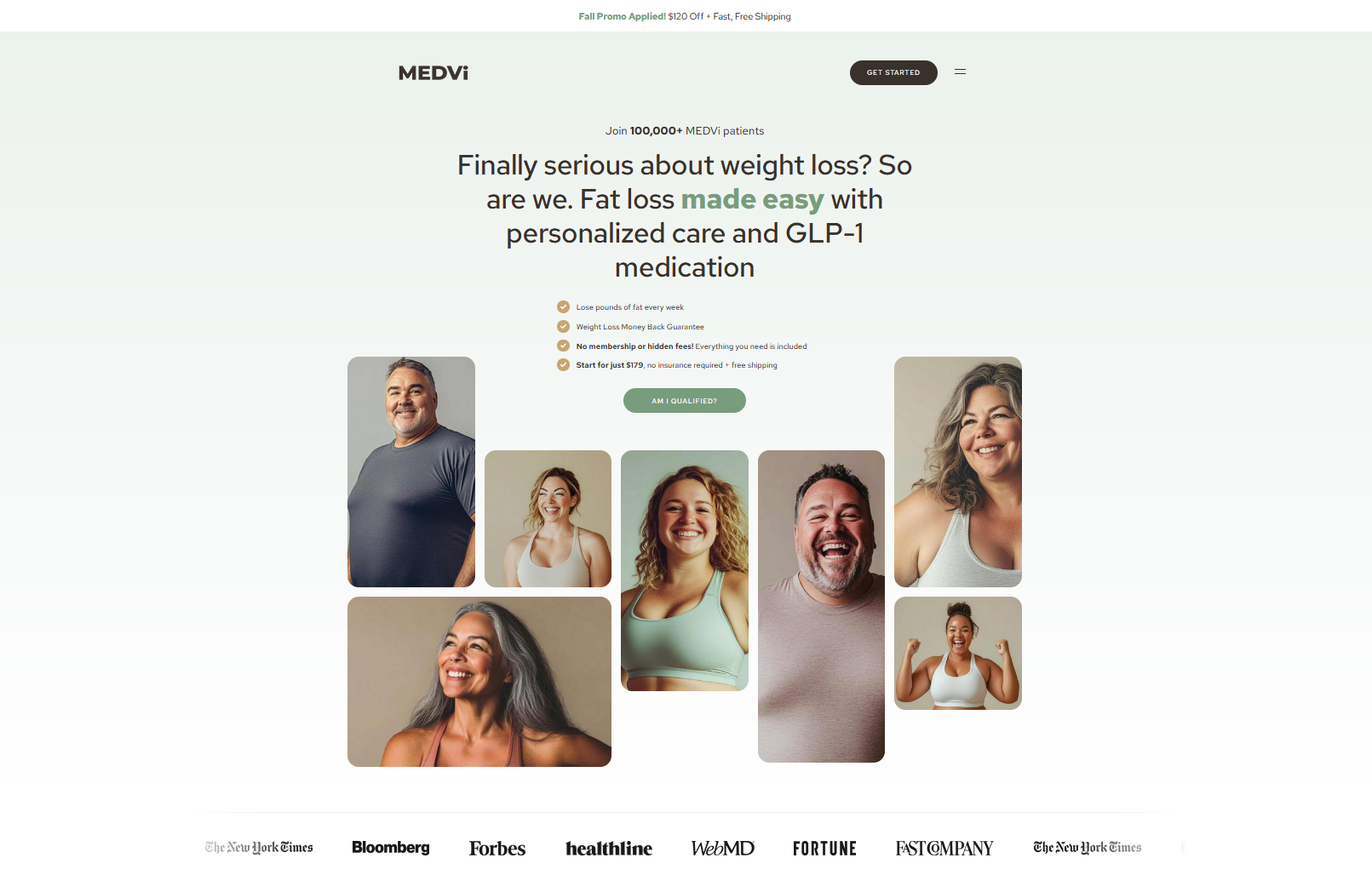 MedVi homepage interface