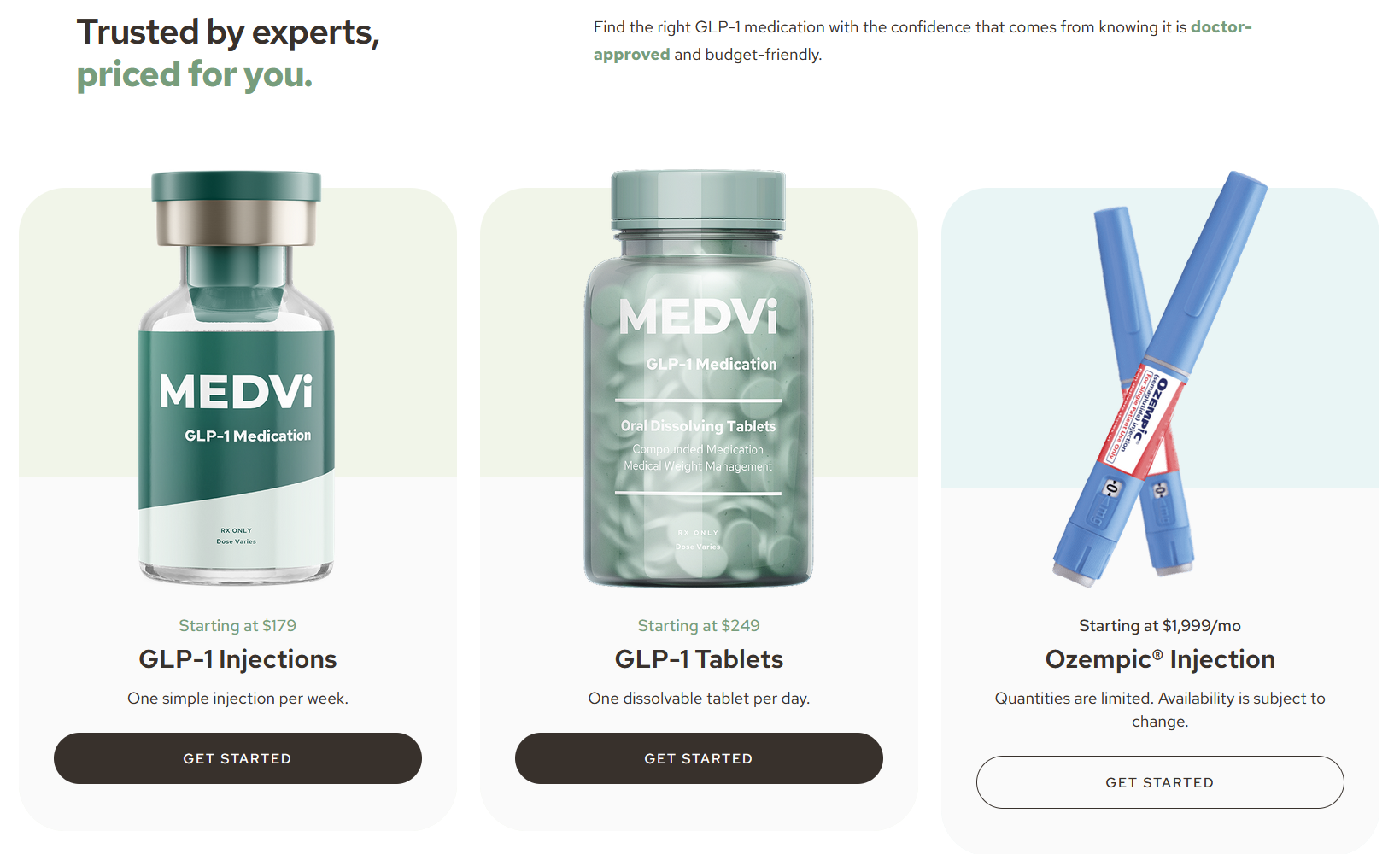 MedVi medication options