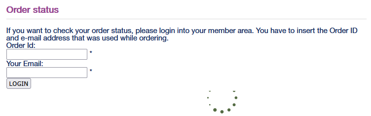 PerthMeds order tracking interface