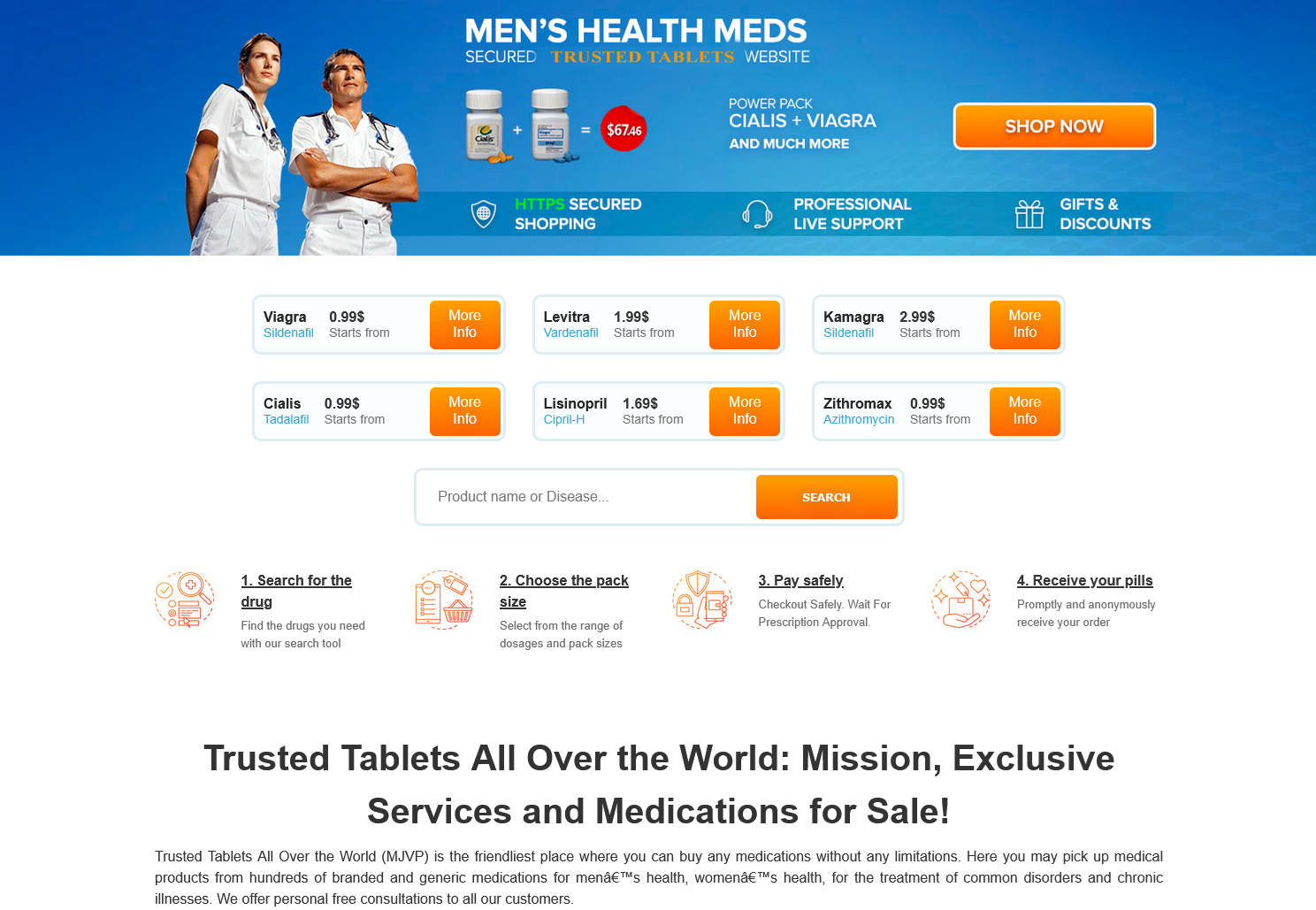 Trusted All Over The World homepage